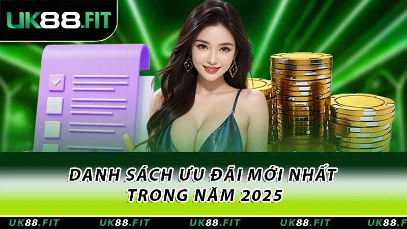 Danh sách ưu đãi mới nhất trong năm 2025 Danh sách ưu đãi mới nhất trong năm 2025