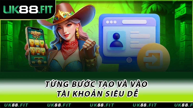 Từng bước tạo và vào tài khoản siêu dễ Từng bước tạo và vào tài khoản siêu dễ