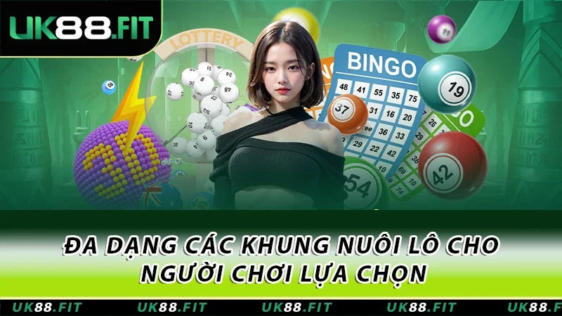 Đa dạng các khung nuôi lô cho người chơi lựa chọn Đa dạng các khung nuôi lô cho người chơi lựa chọn