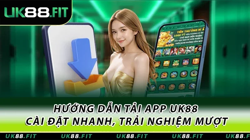 hướng dẫn tải app UK88